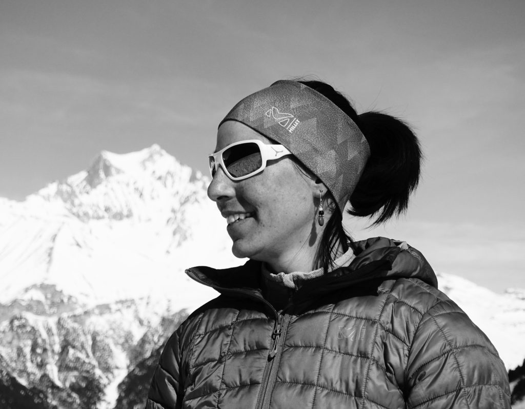 Angie ski, la monitrice de profil